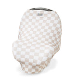 Taupe Checkerboard 4-In-1 Multi Use Cover