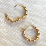 Wavy Hoop Earrings