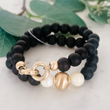 Wood Beaded Bracelet Set