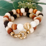 Wood Beaded Bracelet Set