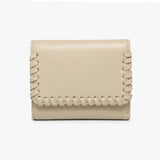 Logan Whipstitch Tri-Fold Wallet