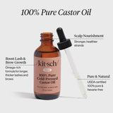 Organic 100% Pure Cold-Pressed Castor Oil
