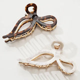 Sabrina Bow Metal Claw Clip