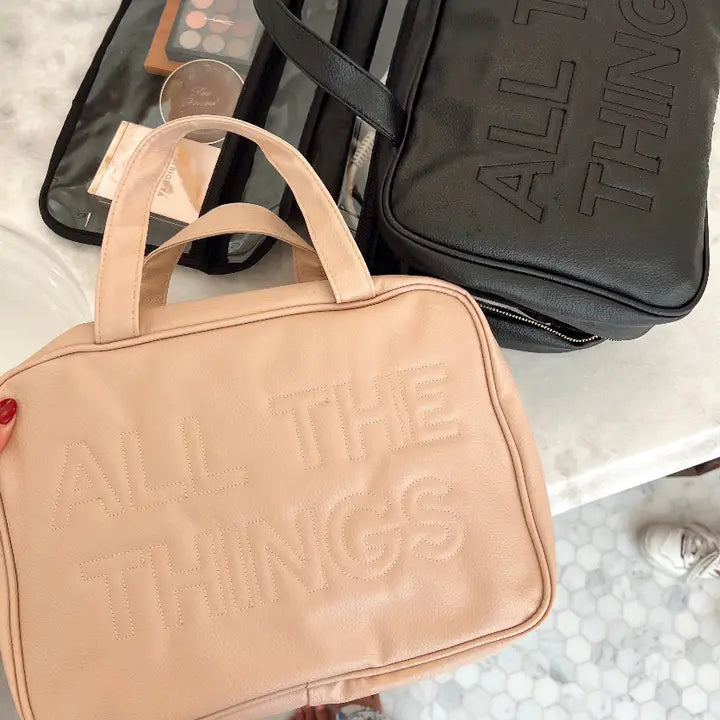 Leather Travel Hanging Bag