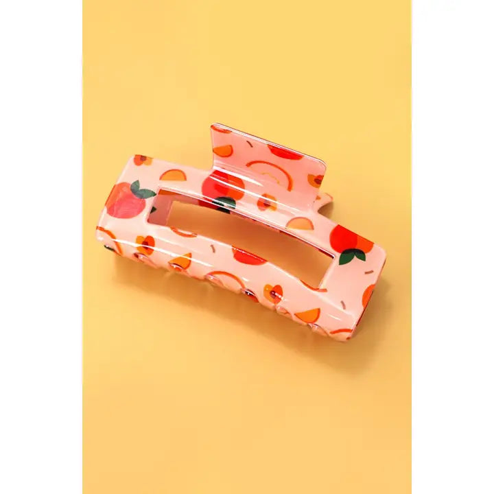 Fruit Rectangle Claw Clip