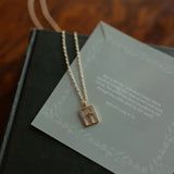 Cut Out Cross Necklace