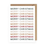 Merry Christmas Greeting Card