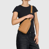 Liberty Tan Woven Crossbody