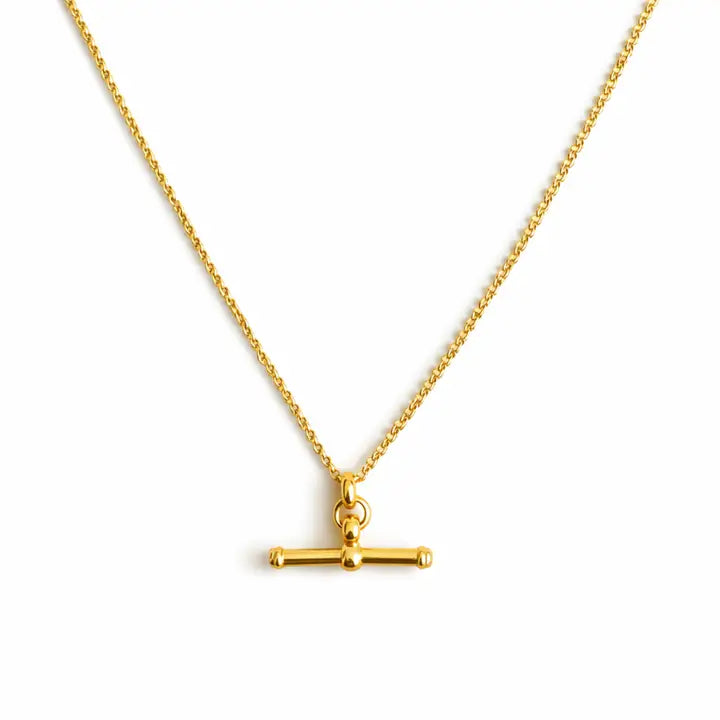 Minimal T-Bar Necklace