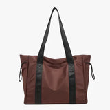 Lydia Travel Drawstring Nylon Tote
