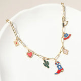 American Cowgirl Charm Necklace