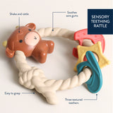 Silicone Teether with Rattle