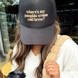 Pumpkin Cream Cold Brew Hat