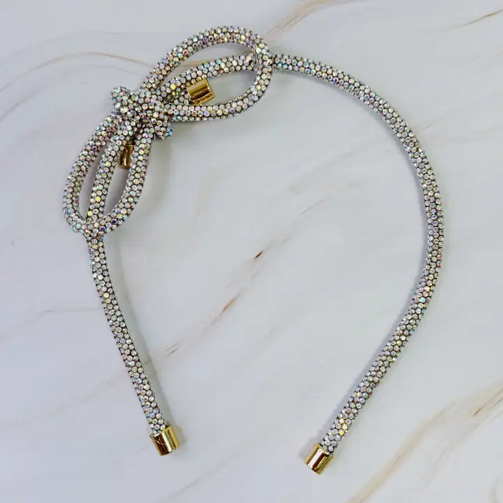 Bling Tube Bow Headband