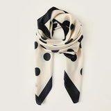 Polka Dot Silk Scarf