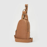 Liberty Tan Woven Crossbody