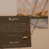 By Grace Mini Tag Necklace