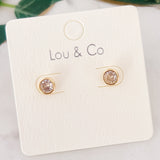 CZ Stud Earrings