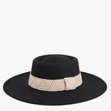 Stevie Boho Trim Felt Hat