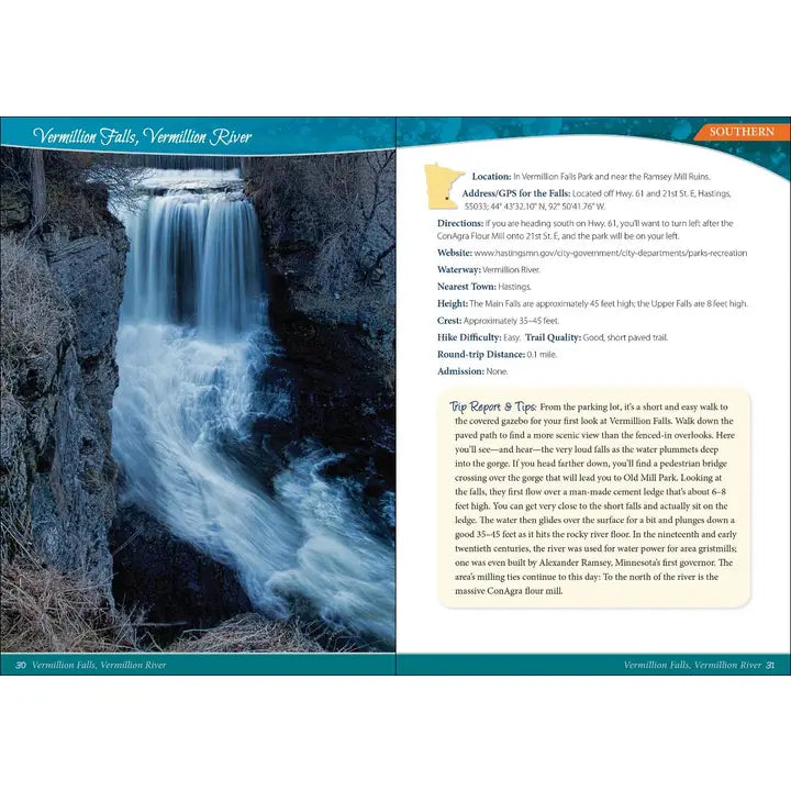 Waterfalls of Minnesota Book