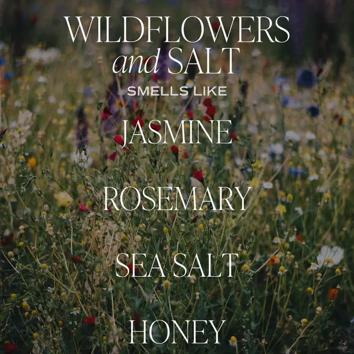 Wildflower and Salt 15oz Candle
