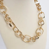 Golden Links Chunky Chain Necklace