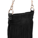 River Fringe Metal Chain Purse