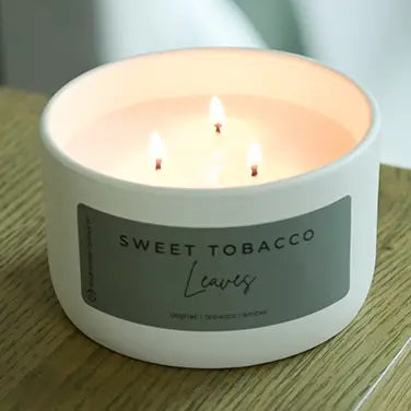 Sweet Tabacco Leaves | 10 oz Candle
