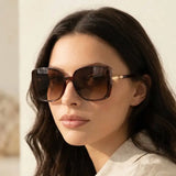 Oversized Round Lens Sunglasses