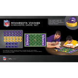 Minnesota Viking Checkers Game Set