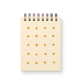 Flower Grid Mini Jotter Notebook