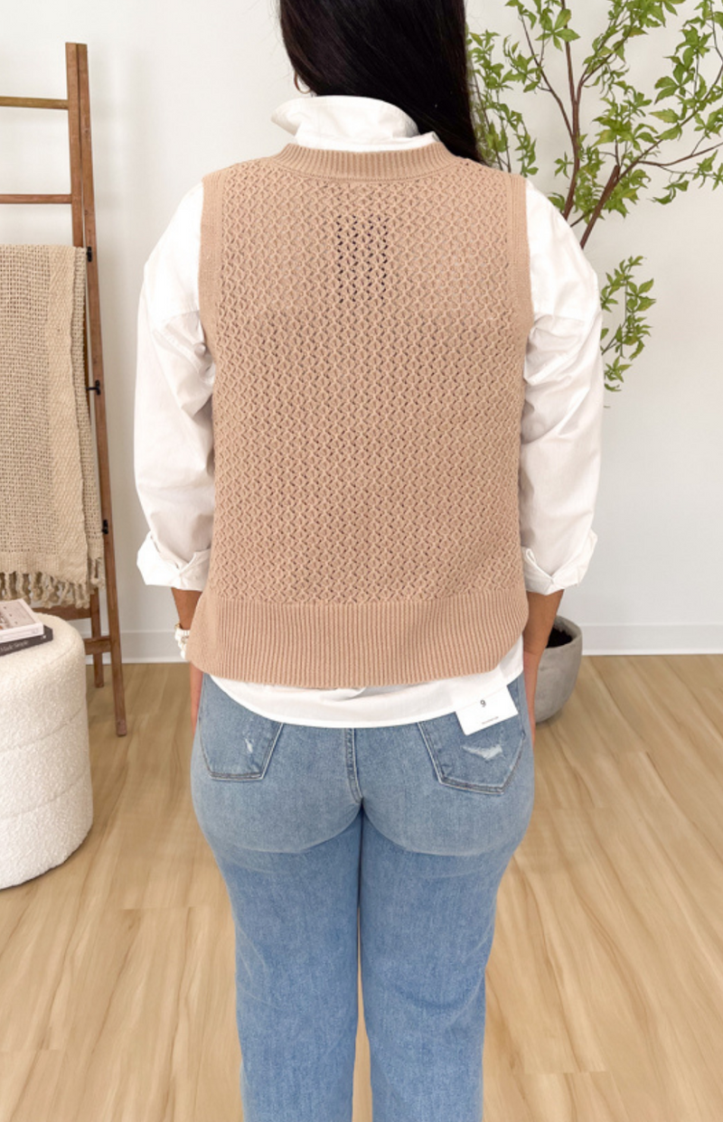 Savannah Knit Sweater Vest