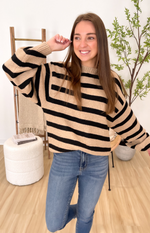 Audrey Striped Sweater