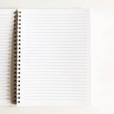 Leafy Spiral Softcover Journal Notebook