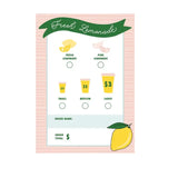 Lemonade Pretend Play Notepad