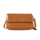 Woven Flap Over Clutch