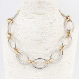 Mixed Metal Chain Necklace