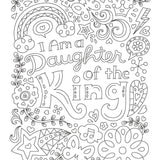 The Power Of A Praying Girl Coloring Book