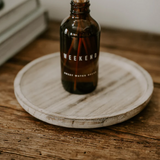 Rustic Round Wood Tray