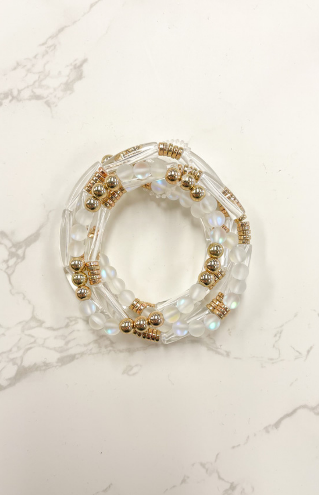 5 strand bead bracelet