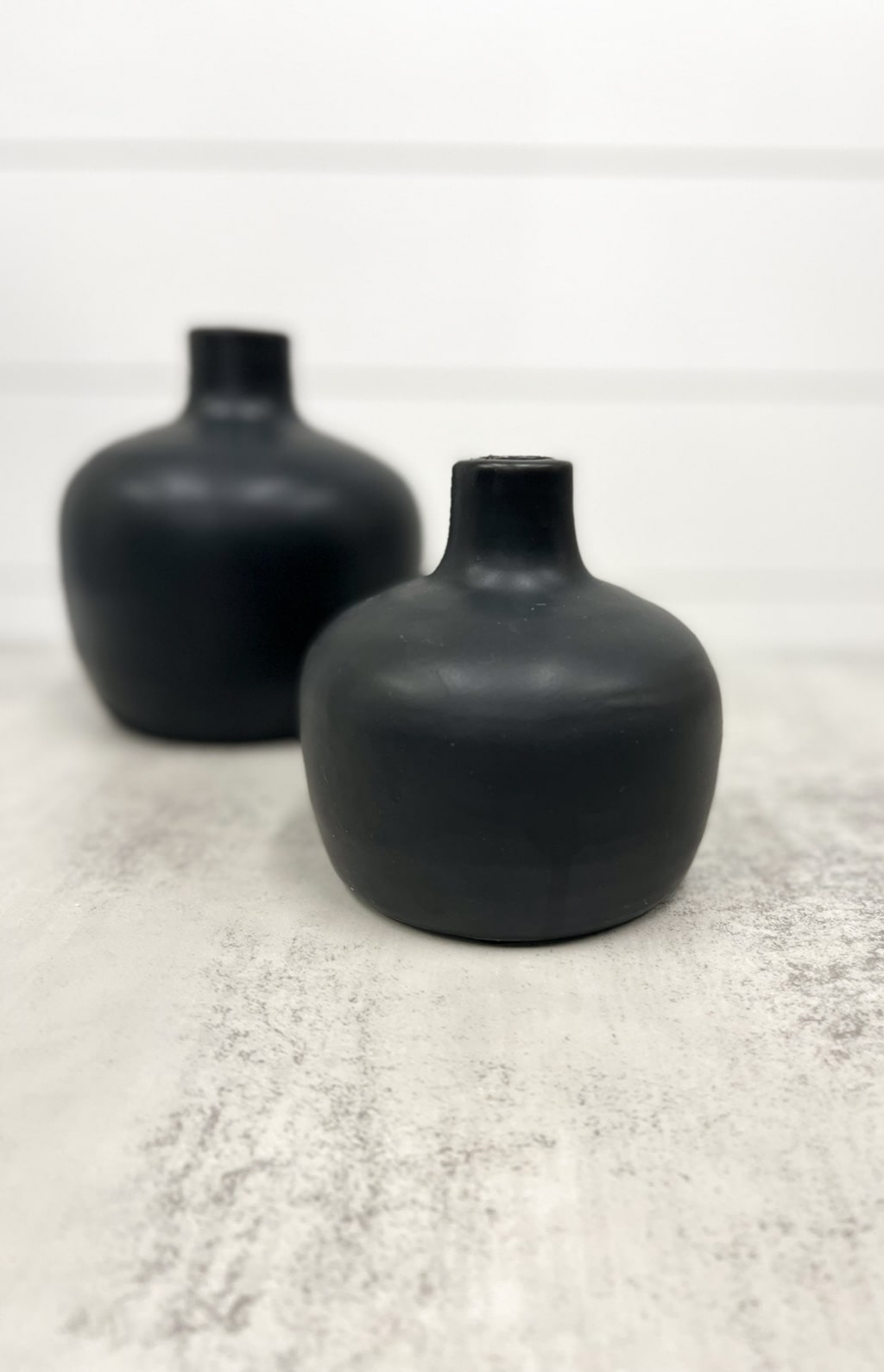 Black Matte Vase