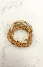 5 strand bead bracelet