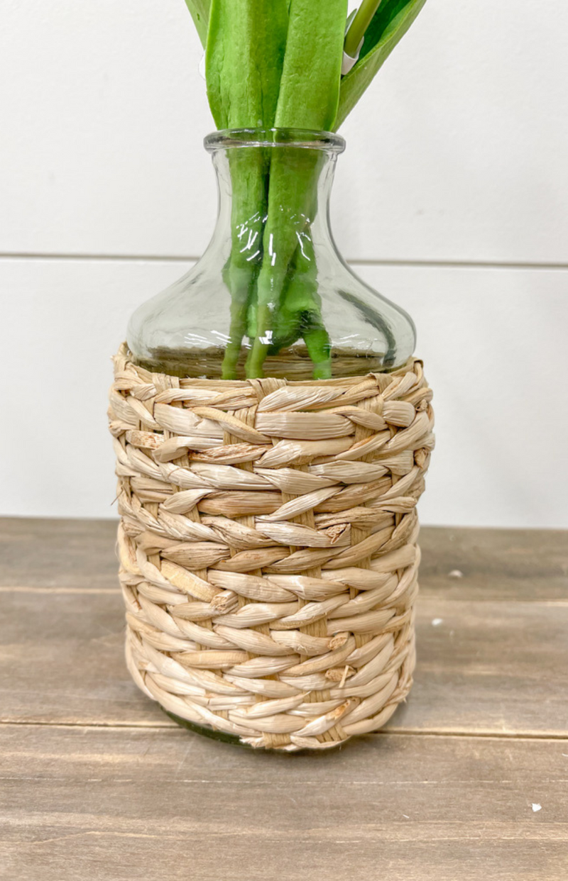 Seagrass Wrapped Vase