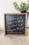Whatever You Do Colossians 3:23 Sign