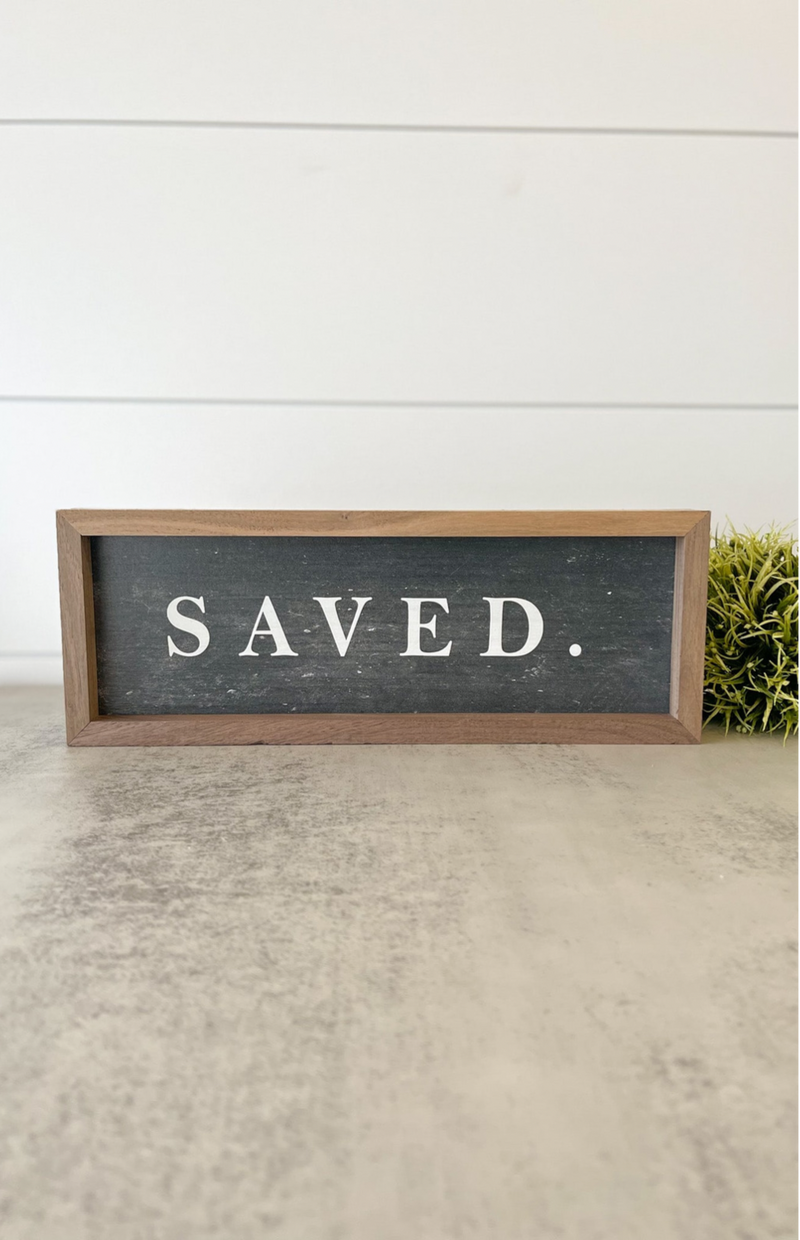 Saved. Sign